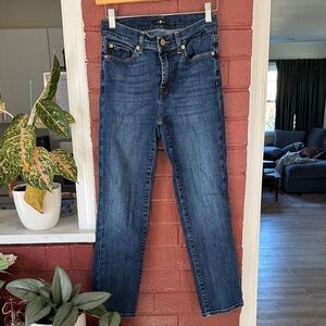 7 For All Mankind Straight Crop Jeans